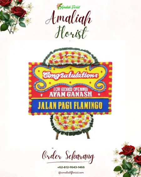 Sewa Papan Bunga Kota Bangun